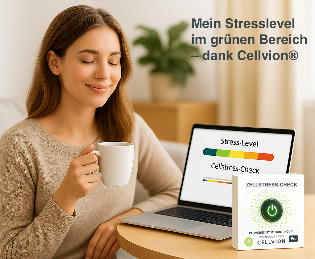 📍 Mach unsichtbaren Stress sichtbar – mit dem Zellstress-Check powered by Cellvion®